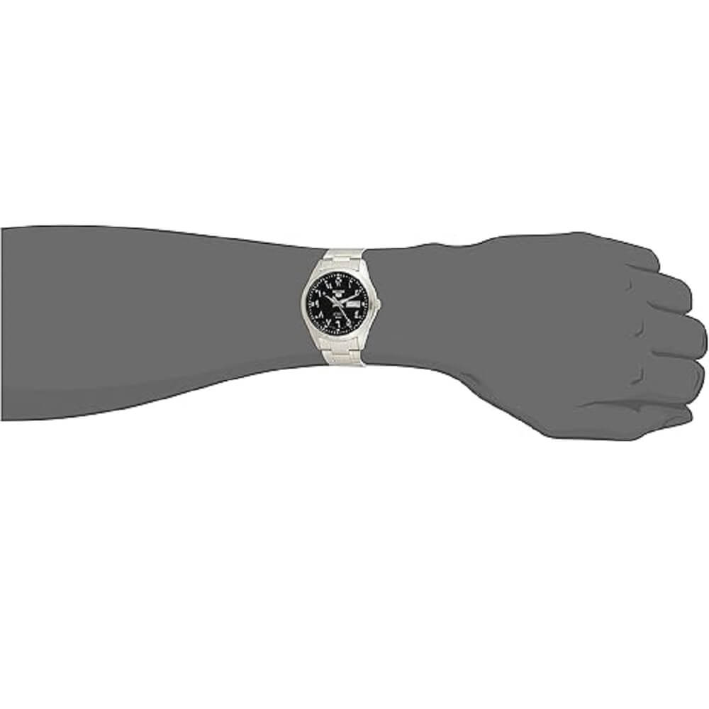 Seiko 5 Black Eastern Arabic Dial Automatic Watch 4