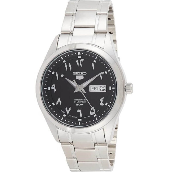 Seiko 5 Black Eastern Arabic Dial Automatic Watch