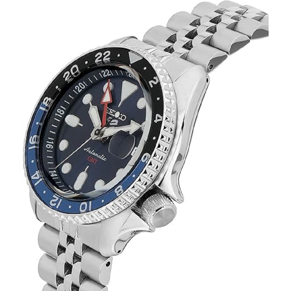 Seiko 5 Sports GMT Automatic Watch Blue Dial 3