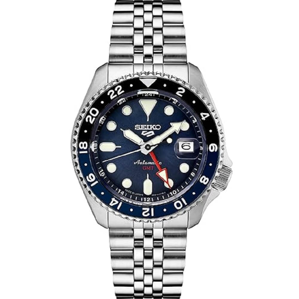 Seiko 5 Sports GMT Automatic Watch Blue Dial