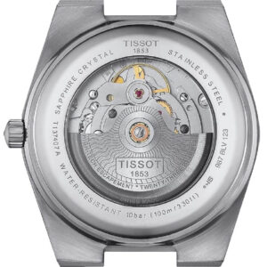 Tissot PRX Powermatic 80 Leather Blue Strap Watch 2