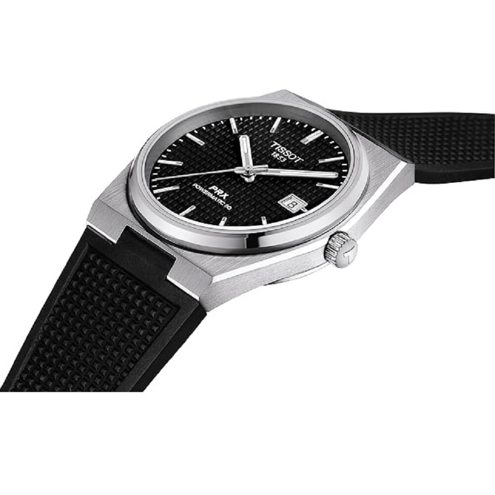 Tissot PRX Powermatic 80 Rubber Strap Watch 4
