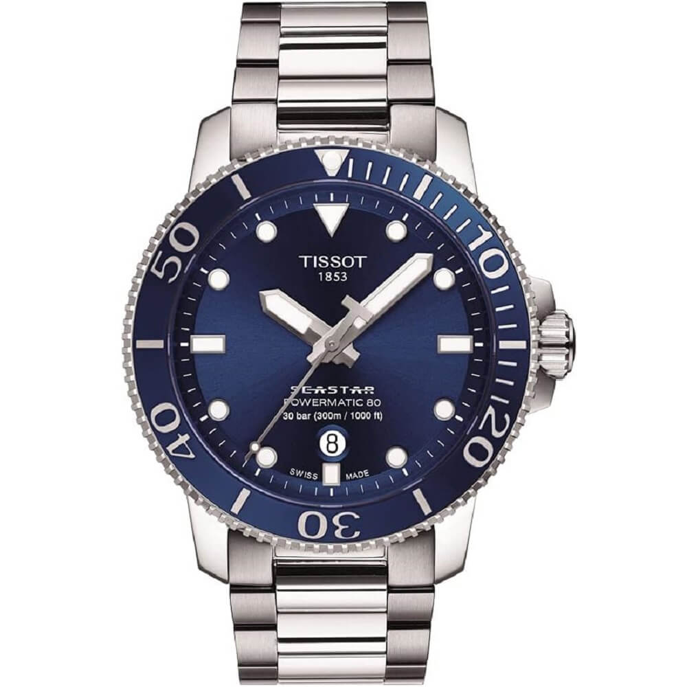 Tissot Seastar GTS AUT SS BL Swiss Watch